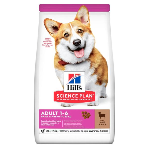 Adult Small & Mini torrfoder med lamm och ris Hundfoder - 1,5 kg