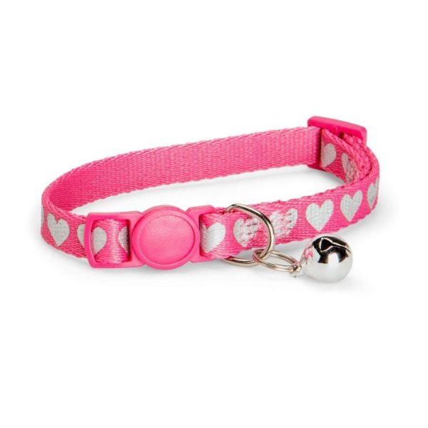 Basic Cat Reflective Lovely Halsband (Rosa)