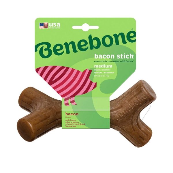 Benebone Tuggpinne i Nylon Baconsmak (M)