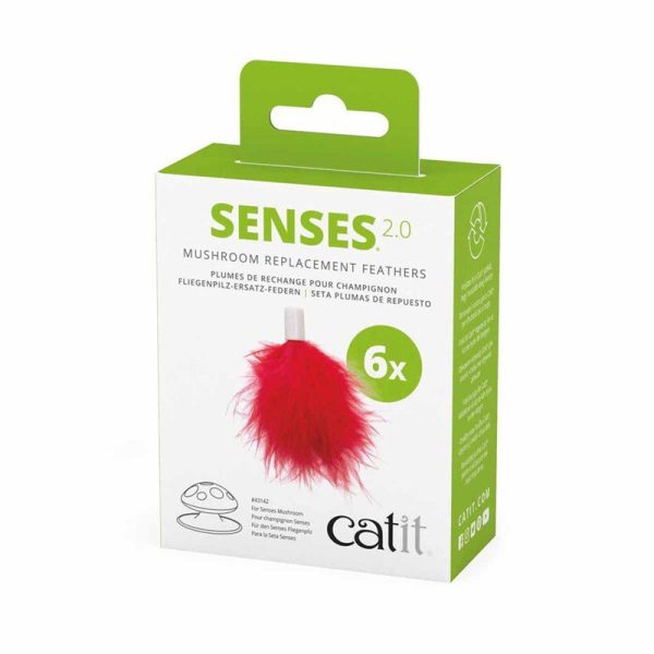 Catit Senses 2.0 Feather Mushroom 6st