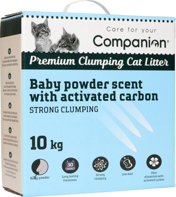 Companion kattsand - babypuder doft