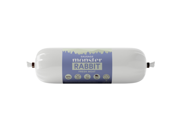 Dog Sausage Rabbit Hundfoder - 12x400g