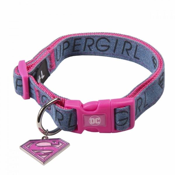 For FAN Pets Supergirl Hundhalsband (XS/S)