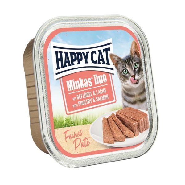 HC Minkas Duo Paté fågel & lax, 100 g