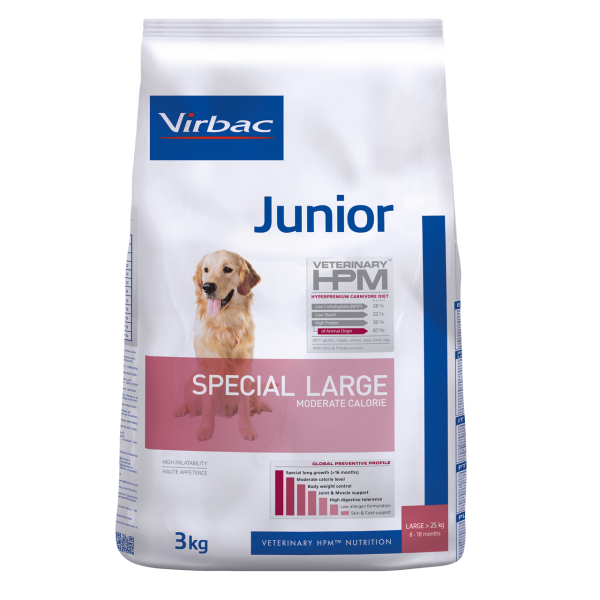 Junior Hundfoder Special Large - 3 kg