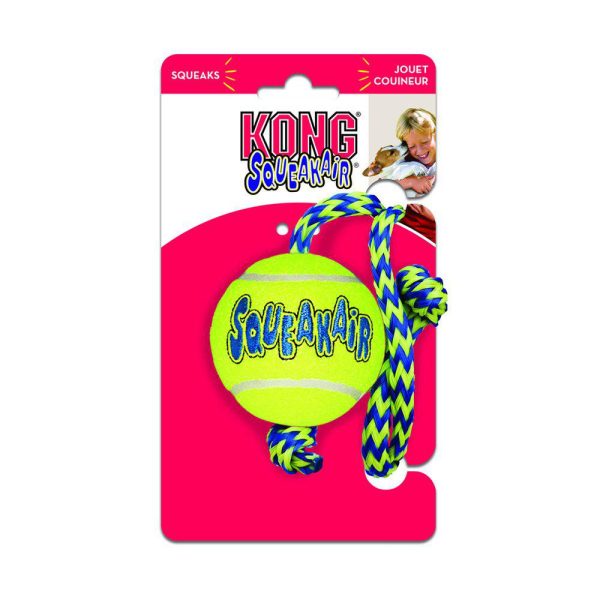 KONG Airdog Squeakair Tennisboll m Rep - Medium