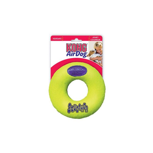 KONG Airdog Squeaker Donut - Medium