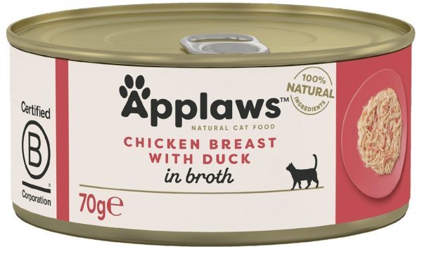 Kattfoder Applaws konserv Chicken & Duck