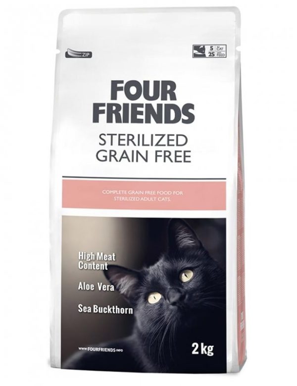 Kattfoder FourFriends Sterilized GF 2kg