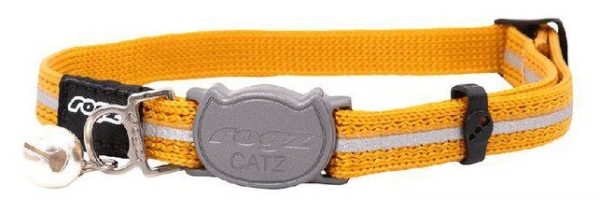 Katthalsband Rogz Alley cat Orange XS