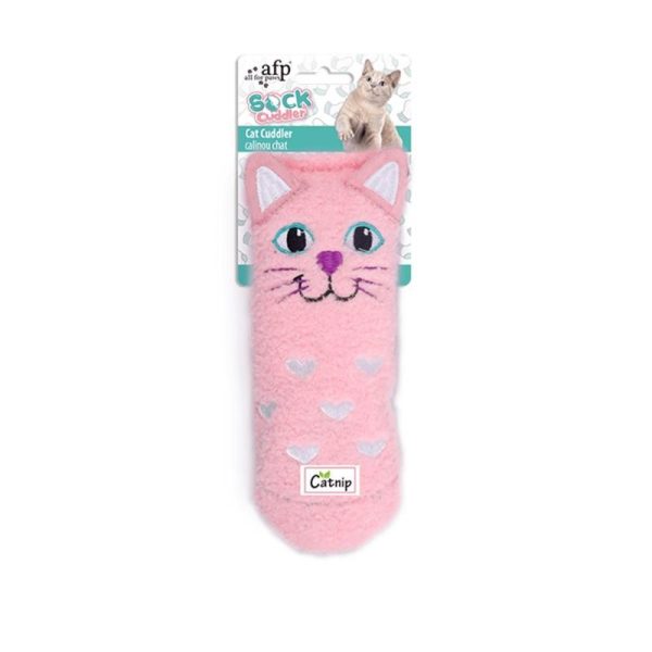 Kattleksak AFP kickeroo Rosa katt