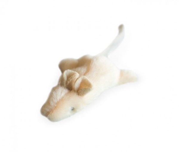 Kattleksak Kitty Play Skinny, Beige Mouse