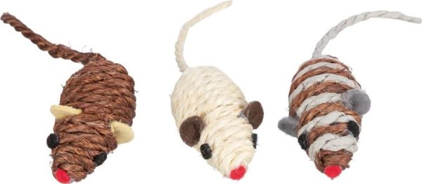 Kattleksak Set Sisal Mice