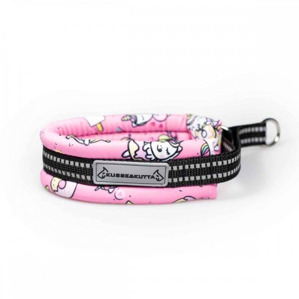 Kusse&Kutta Hundhalsband Rosa Donuts (3)