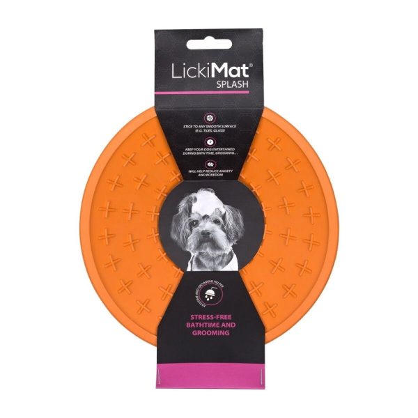 LickiMat Splash Slickmatta Orange