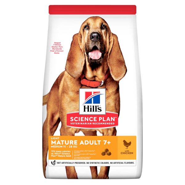 Mature Adult Light Medium torrfoder med kyckling Hundfoder - 2,5 kg