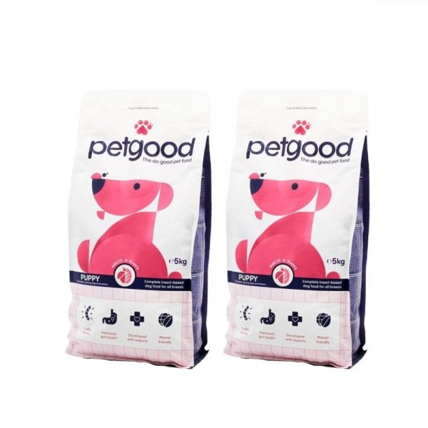 Petgood Puppy Junior Insektsfoder 2x5 kg