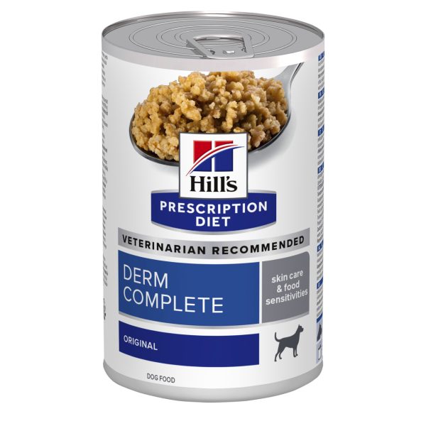 Prescription Diet Derm Complete Våtfoder till Hund - 12 st x 370 g