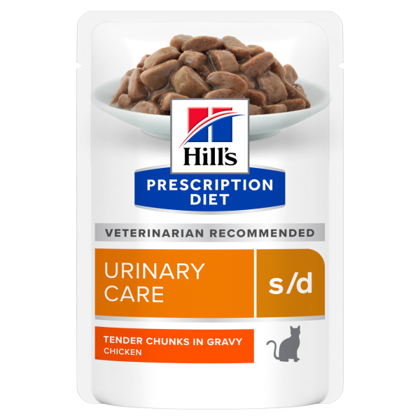 Prescription Diet Feline s/d Urinary Care Portionspåsar för katt - 12 st x 85 g