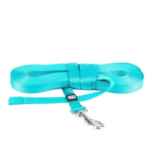 Pro Dog Träningslina Nylon Turkos (5 m)