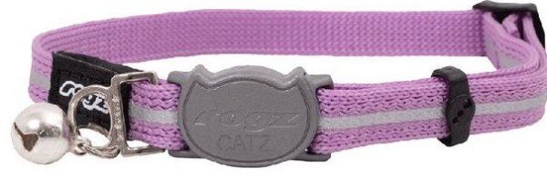 Rogz Alleycat Halsband Ljus lila XS