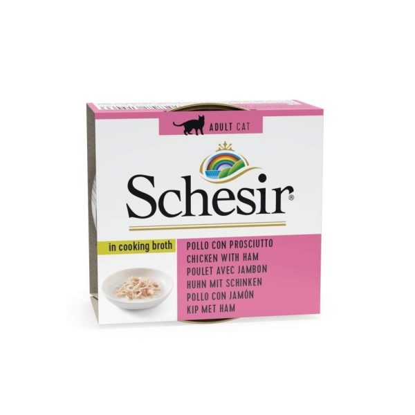 Schesir Cat Adult Chicken & Ham Gravy 70 g