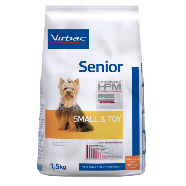 Senior Hundfoder Small &Toy - 1,5 kg