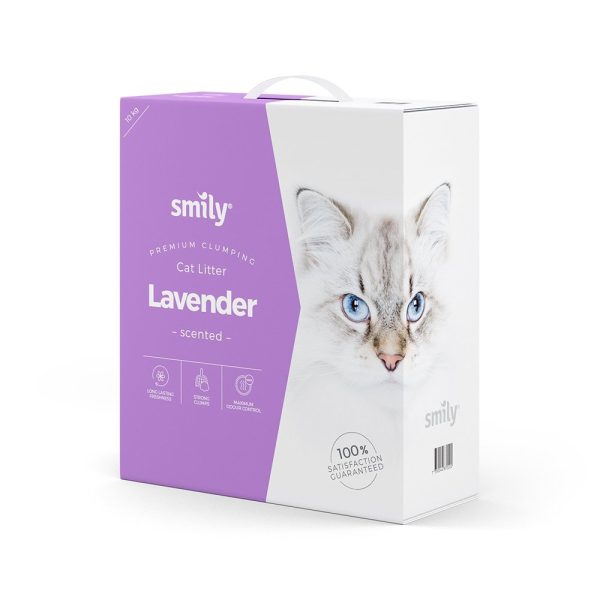 Smily Kattsand Lavendel (10 kg)