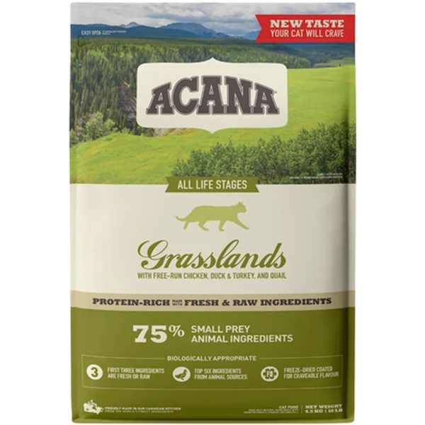 Torrfoder Grasslands till Katt - 1,8 kg