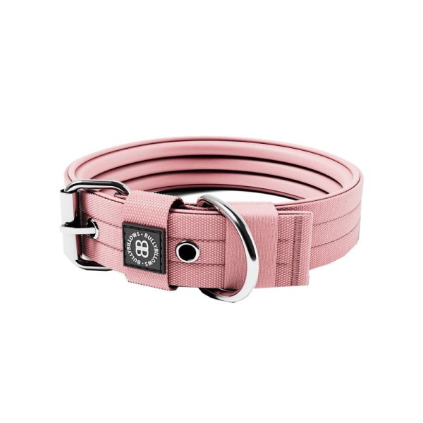 BullyBillows Hundhalsband med Spänne Rosa 4 cm (S)