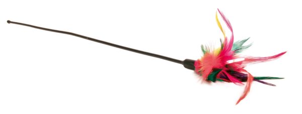 Kattvippa med fjäder - Kattvippa 50 cm