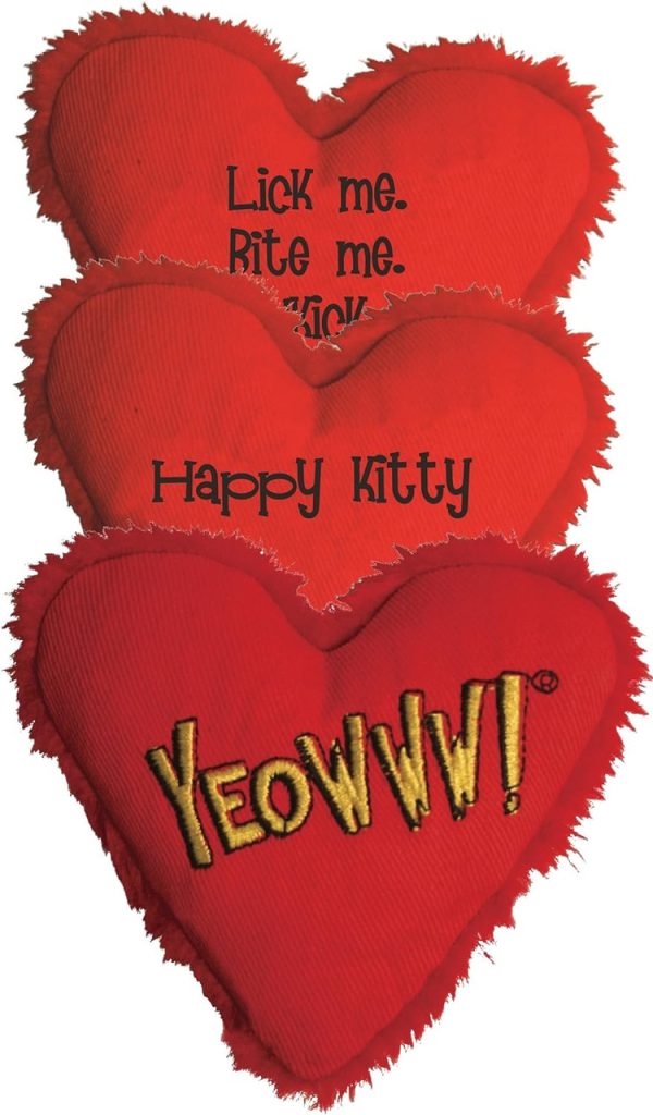Kattleksak Hjärta med Kattmynta - Catnip Heart
