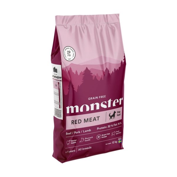 Monster Dog Grain Free Adult Red Meat (12 kg)