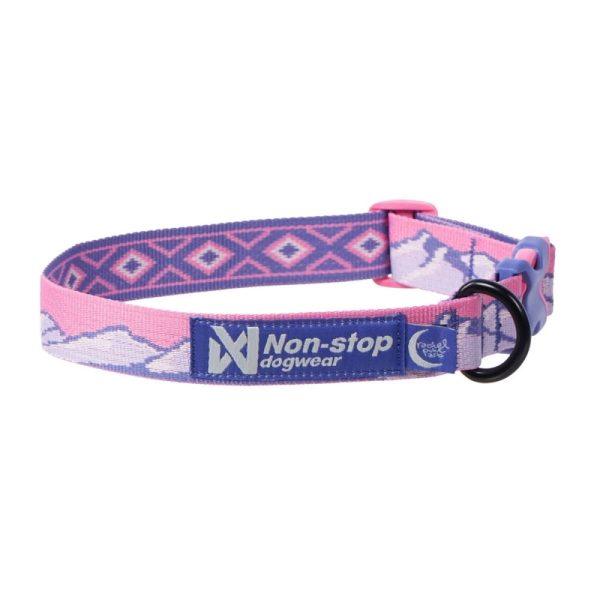 Non-stop Dogwear Trail Quest Rachel Pohl Hundhalsband Rosa/Lila (L)