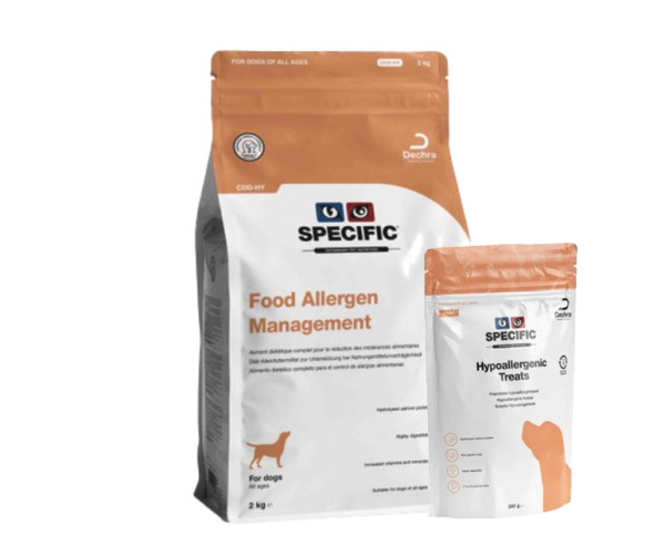Food Allergen Management CDD-HY hundfoder + Hundgodis - 12 kg + 300 g