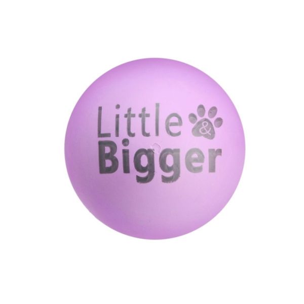 Little&Bigger HotSummer Gummiboll 6 cm (Lila)