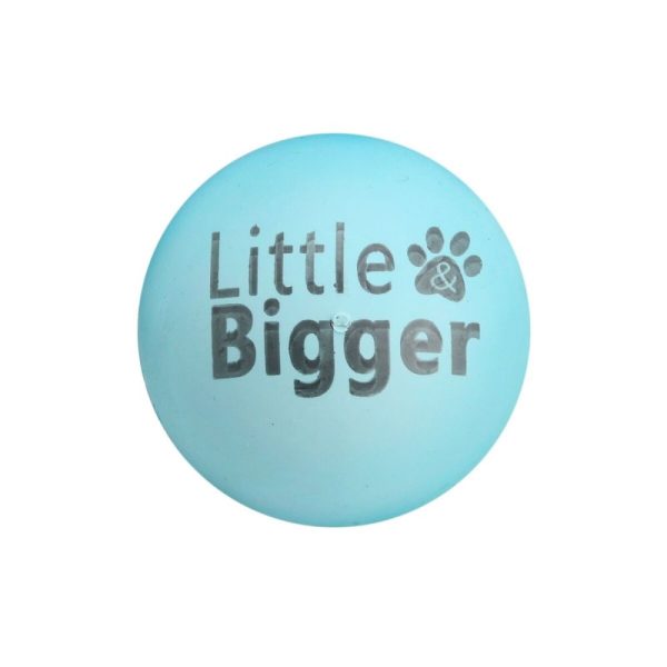 Little&Bigger HotSummer Gummiboll 6 cm (Turkos)