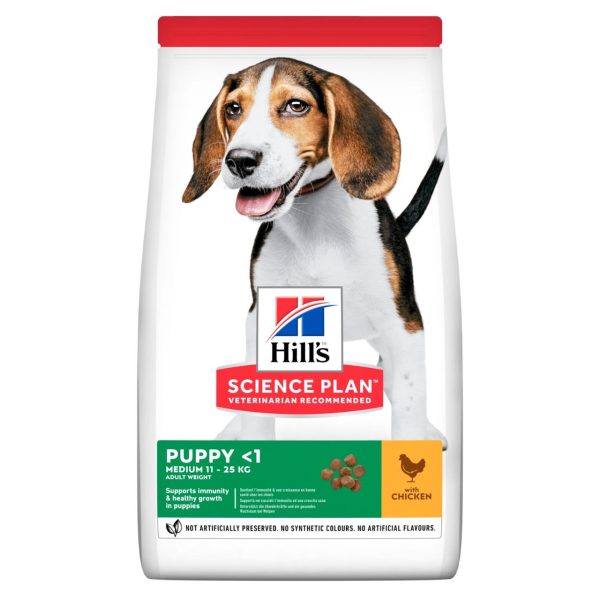 Puppy Medium torrfoder med kyckling - 12 kg